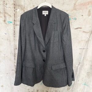 Armani Collezioni Herringbone Blazer